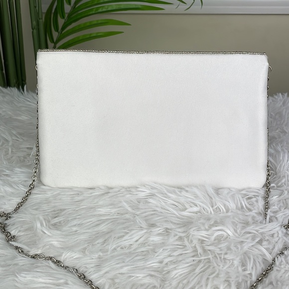 INC International Concepts ~ Beaded Chain Link Shoulder Strap Bag/Clutch - NW/OT - Picture 4 of 8